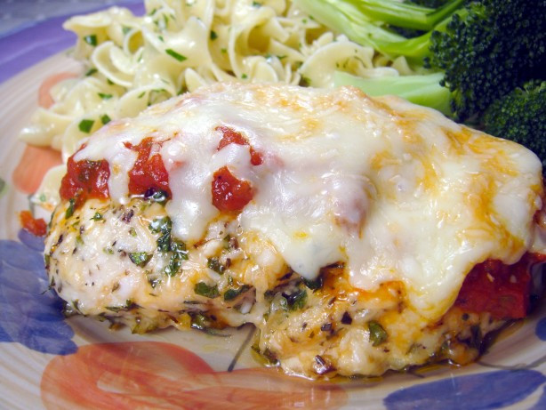 Easy Baked Chicken Parmesan
 Easy Baked Chicken Parmesan No Breading Recipe Food