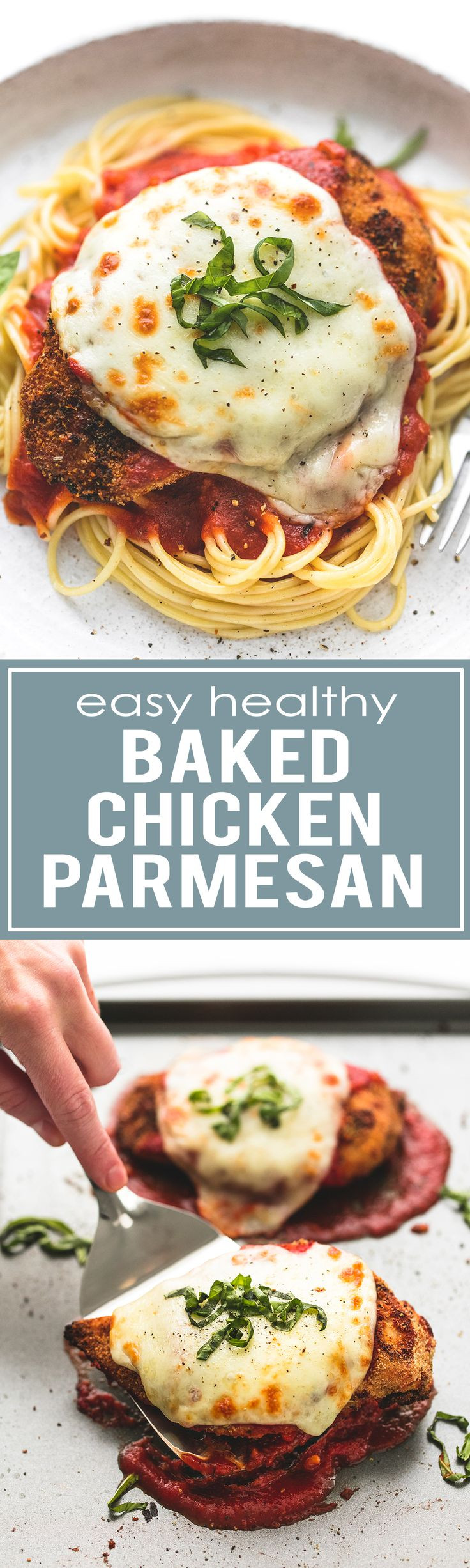 Easy Baked Chicken Parmesan
 Easy Healthy Baked Chicken Parmesan