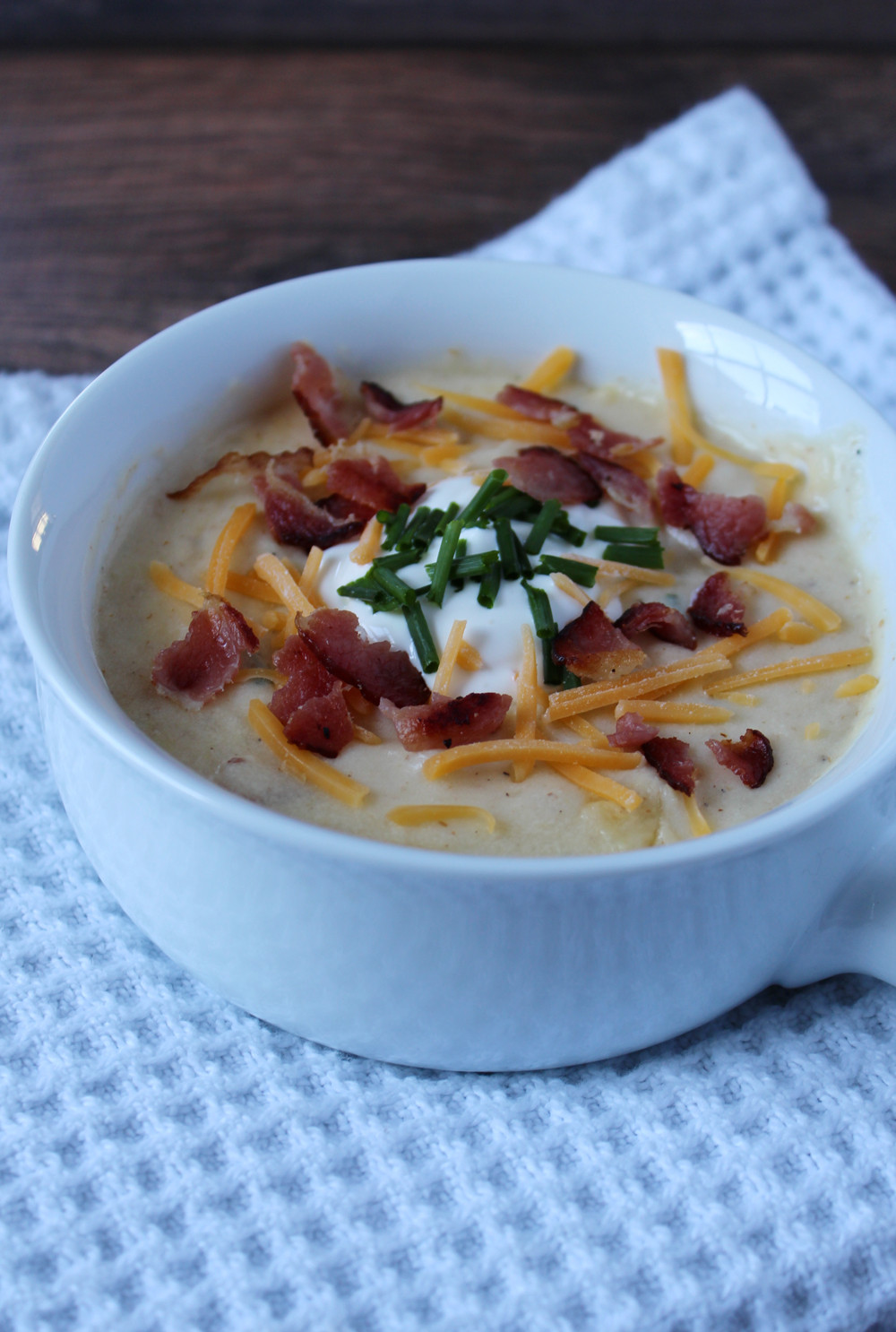 Easy Baked Potato Soup
 Easy Baked Potato Soup The Newlyweds Cookbook