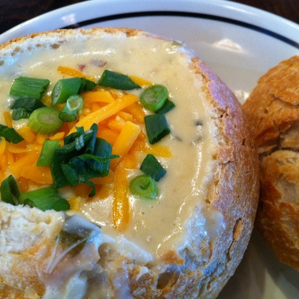 Easy Baked Potato Soup
 Remodelaholic Easy Baked Potato Soup and Recipe Link Up