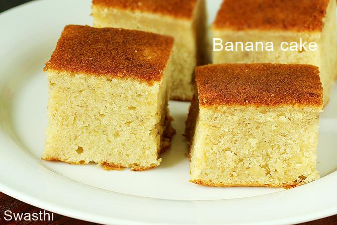 Easy Banana Cake
 Banana cake recipe