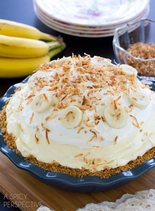 Easy Banana Cream Pie
 Banana Cream Pie Recipe A Spicy Perspective