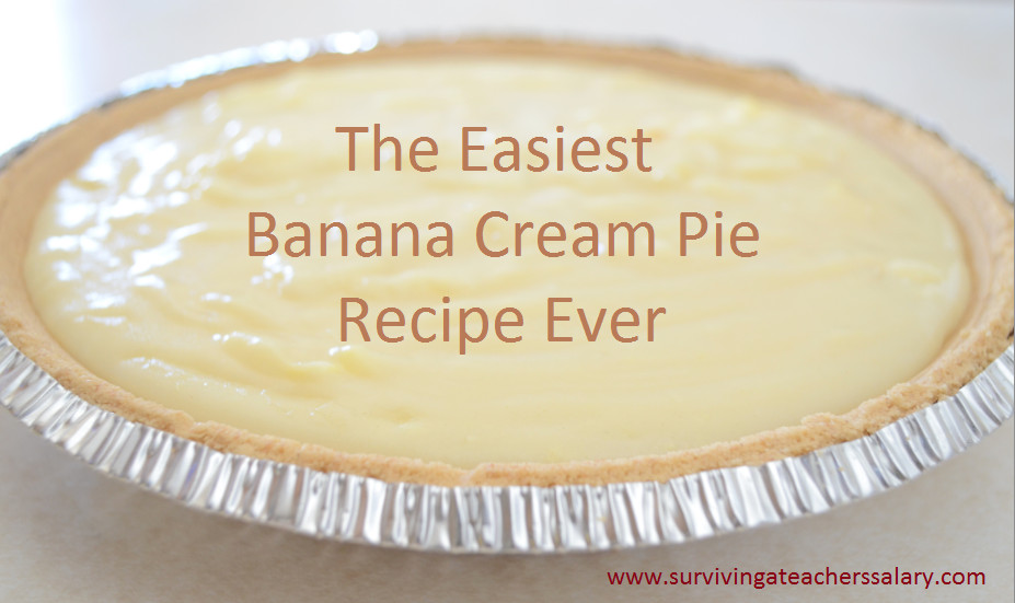 Easy Banana Cream Pie Recipe
 The Easiest Southern Banana Cream Pie Recipe Surviving A