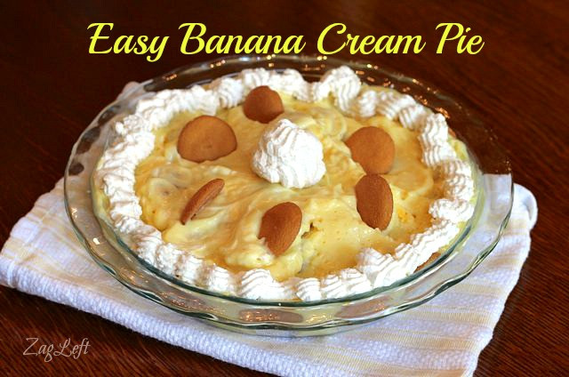 Easy Banana Cream Pie Recipe
 Easy Banana Cream Pie ZagLeft