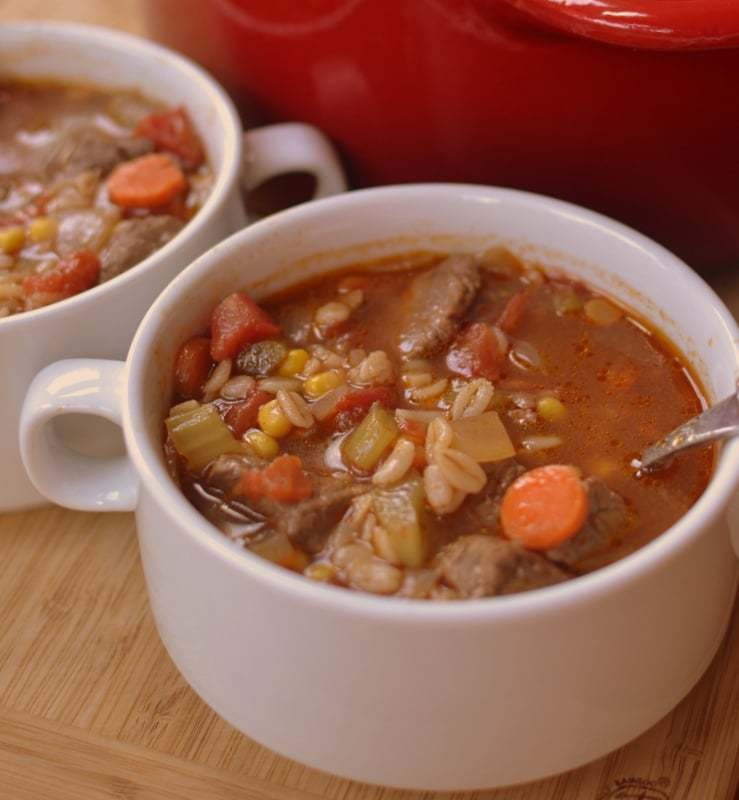 Easy Beef Barley Soup
 Easy Beef and Barley Soup