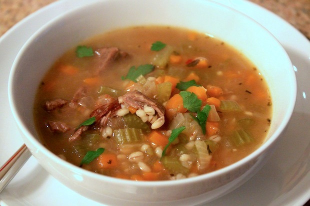 Easy Beef Barley Soup
 Easy Beef Barley Soup — the chic brûlée