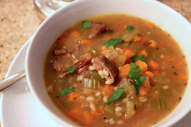 Easy Beef Barley Soup
 Easy Beef Barley Soup — the chic brûlée