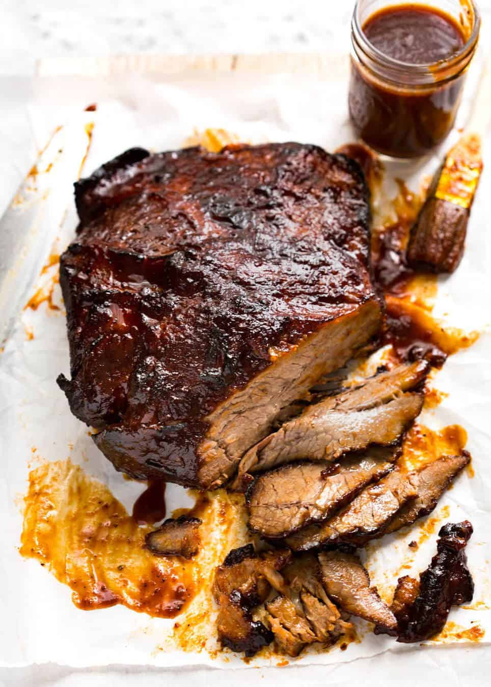 Easy Beef Brisket Slow Cooker Recipe
 Slow Cooker Beef Brisket with BBQ Sauce