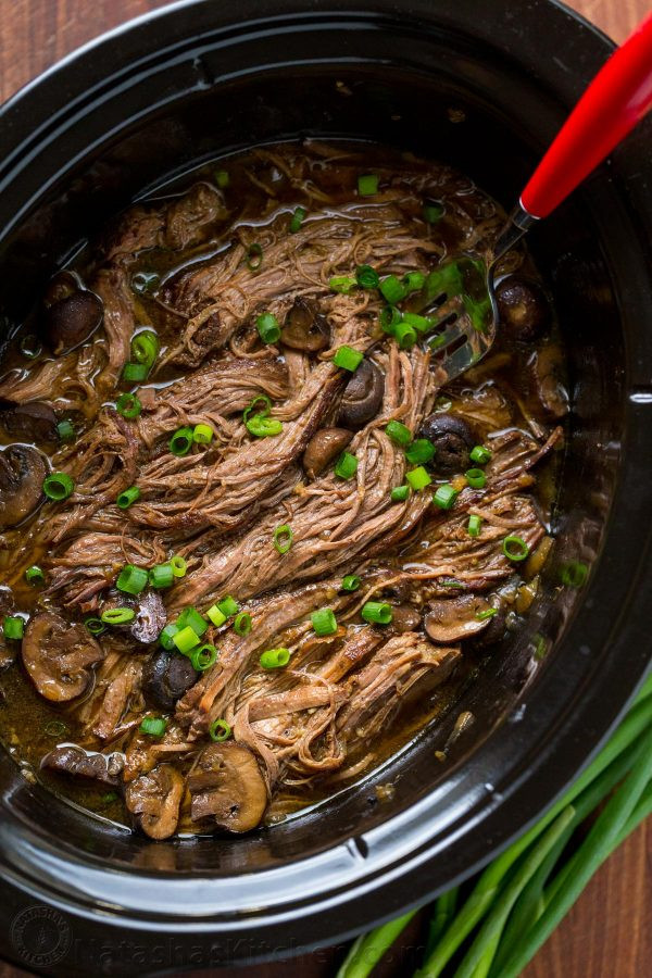 Easy Beef Brisket Slow Cooker Recipe
 Slow Cooker Beef Brisket Recipe NatashasKitchen