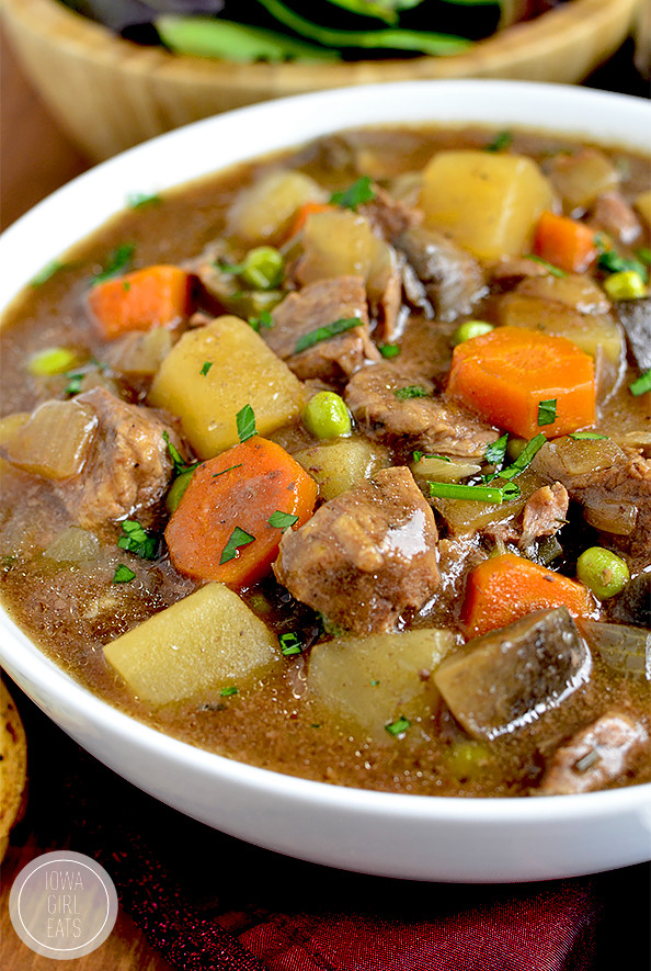 Easy Beef Stew Crock Pot
 Crock Pot Beef Stew Iowa Girl Eats