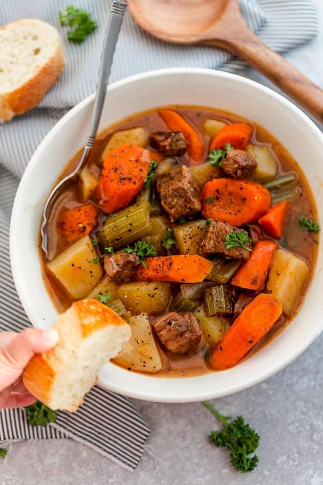 Easy Beef Stew Recipe
 Easy Old Fashioned Beef Stew Recipe Made in the Slow Cooker