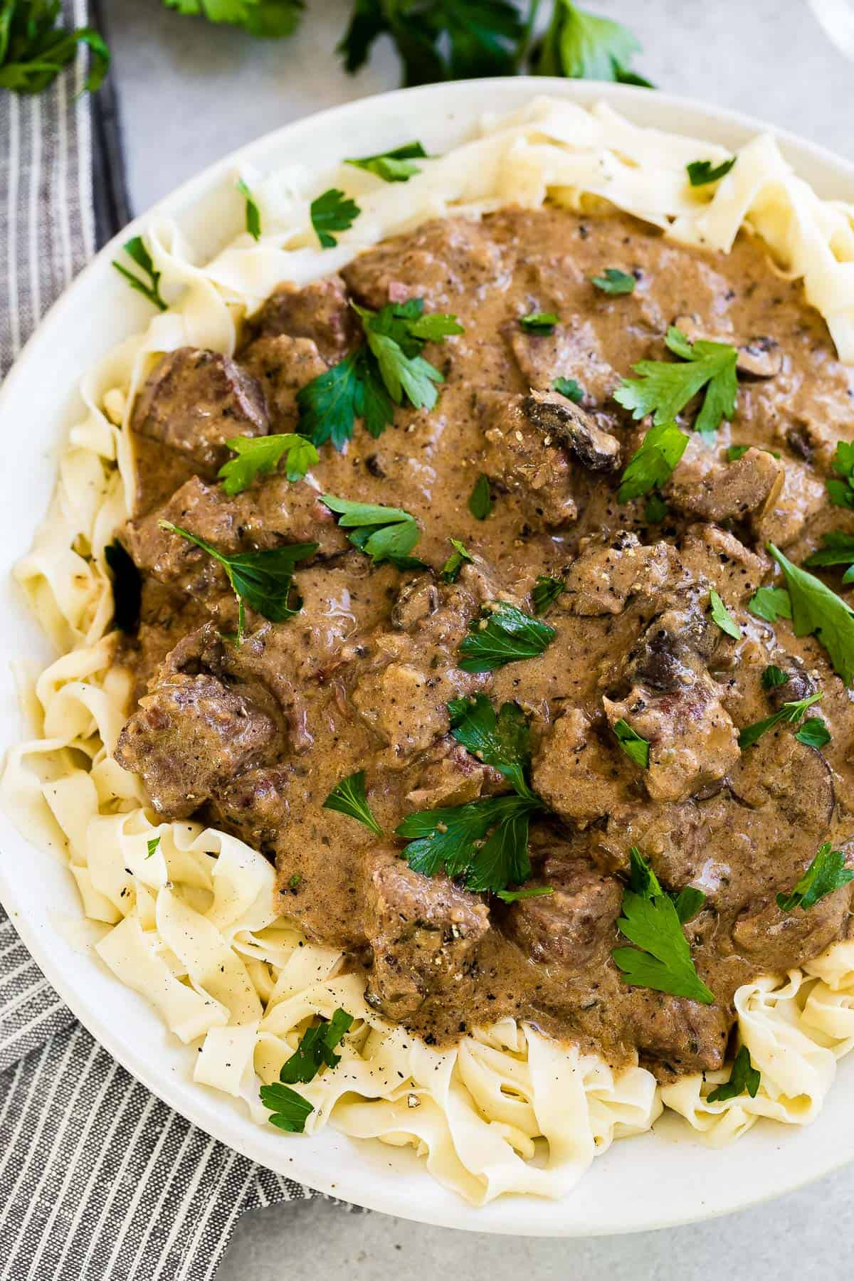 Easy Beef Stroganoff Recipe
 Easy Instant Pot Beef Stroganoff Oh Sweet Basil