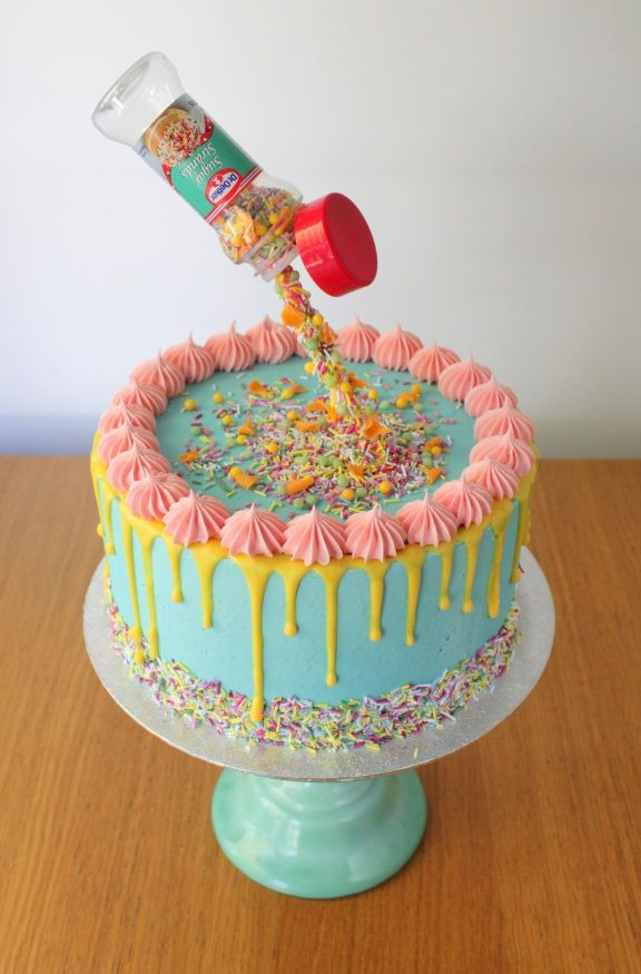 Easy Birthday Cake Ideas
 Best 25 Sprinkle cakes ideas on Pinterest