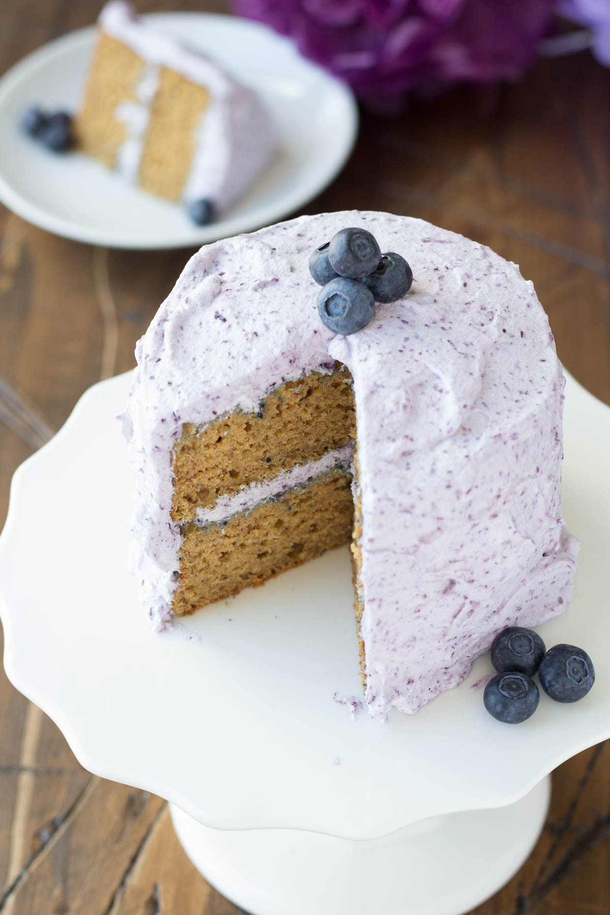 Easy Birthday Cake Recipe
 Healthier Smash Cake Recipe Hannah s Purple Polka Dot 1st