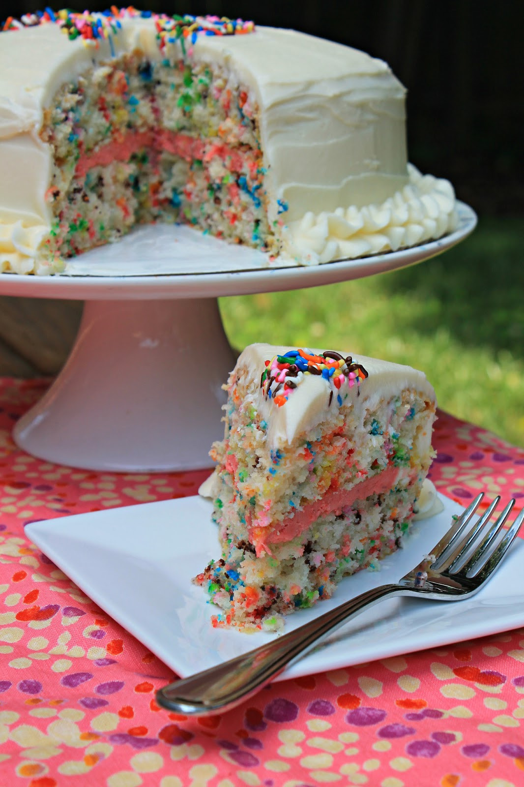 Easy Birthday Cake
 Easy Funfetti Layered Birthday Cake Carolina Charm