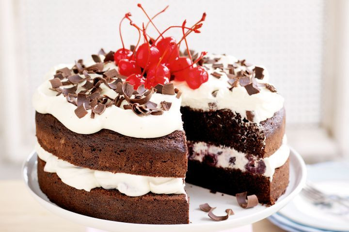 Easy Black Forest Cake Recipe
 Black forest cake