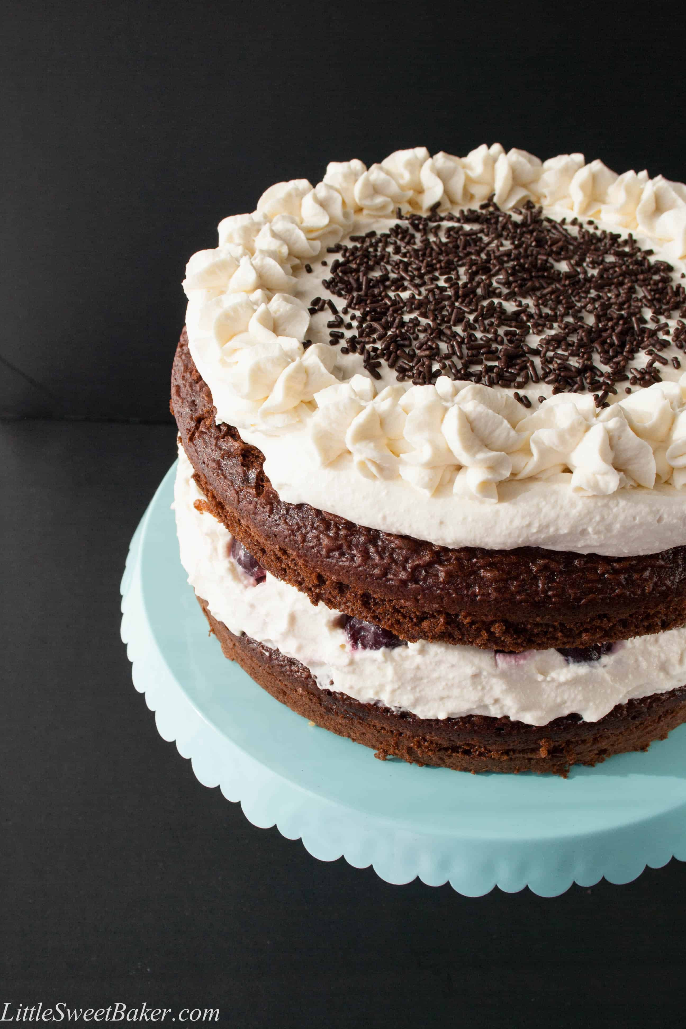 Easy Black Forest Cake Recipe
 Easy Black Forest Cake Little Sweet Baker