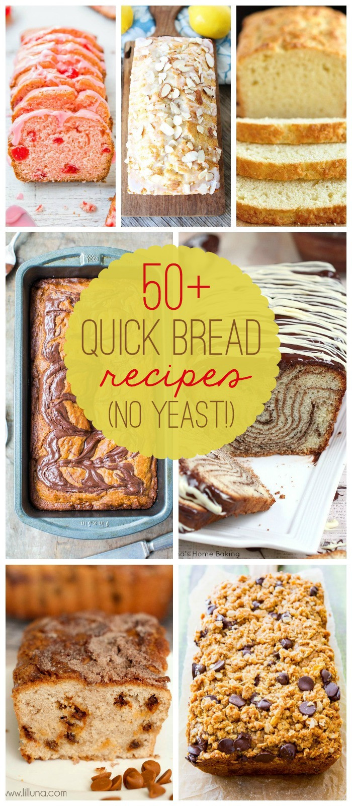Easy Bread Recipe No Yeast
 Quick Bread Recipes