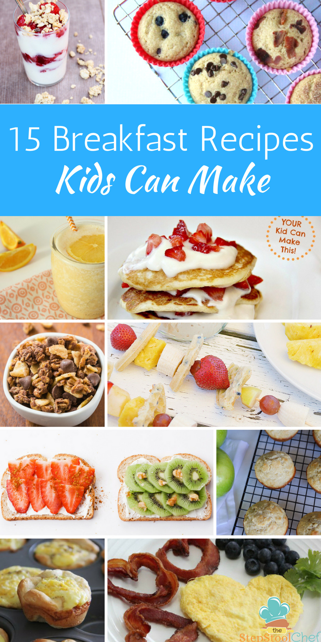 Easy Breakfast Recipes For Kids
 15 Easy Breakfast Recipes Kids Can Make Step Stool Chef