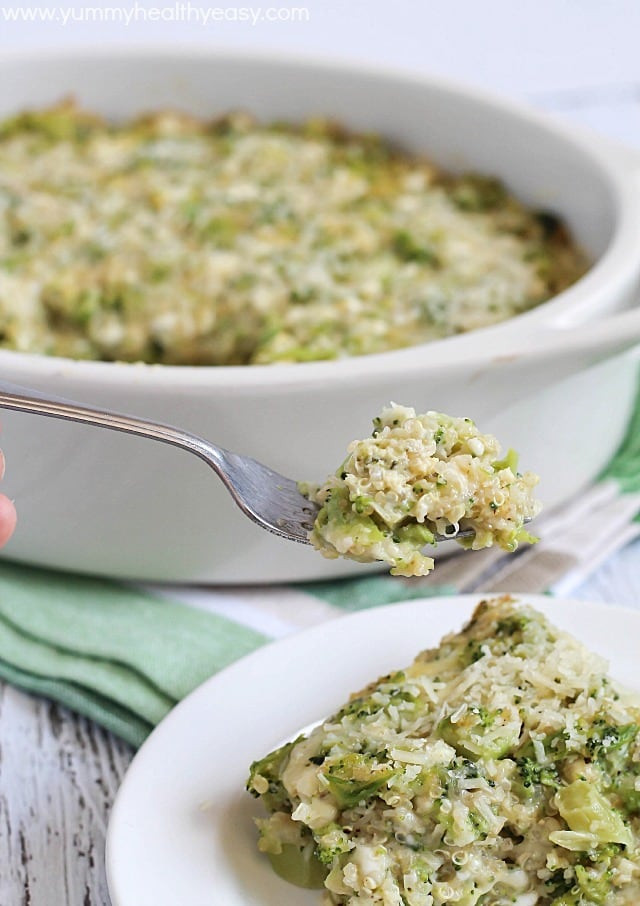 Easy Broccoli Casserole
 Broccoli Quinoa Casserole Yummy Healthy Easy