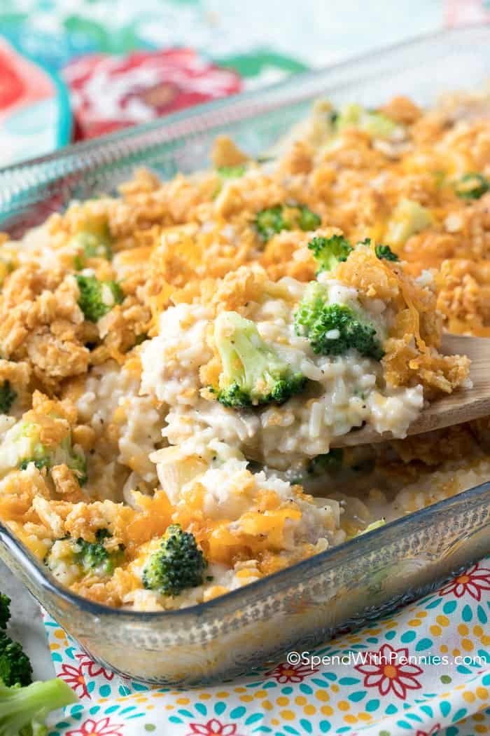 Easy Broccoli Casserole
 Easy Broccoli Rice Casserole with Turkey Spend With Pennies