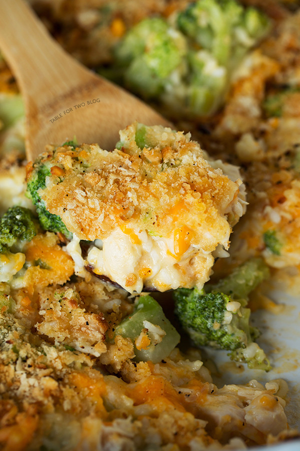 Easy Broccoli Casserole
 Broccoli Rice and Chicken Casserole Make Ahead Baked