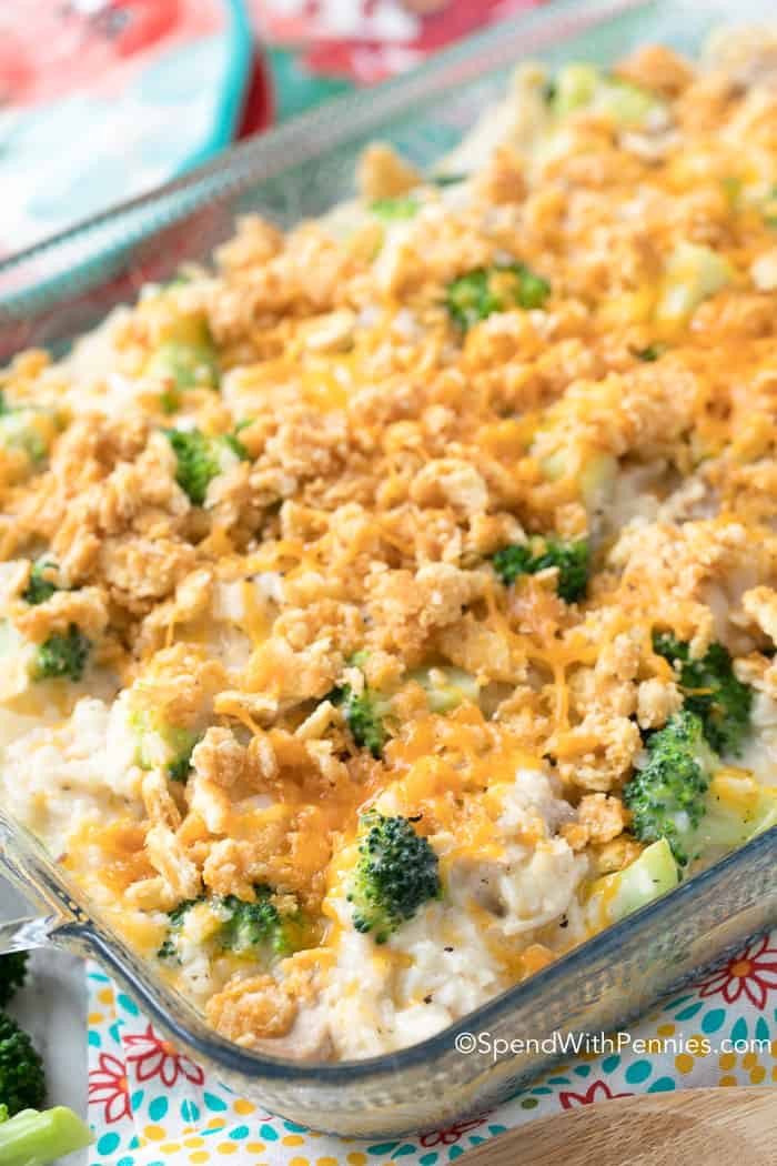 Easy Broccoli Rice Casserole
 Easy Broccoli Rice Casserole with Turkey Spend With Pennies