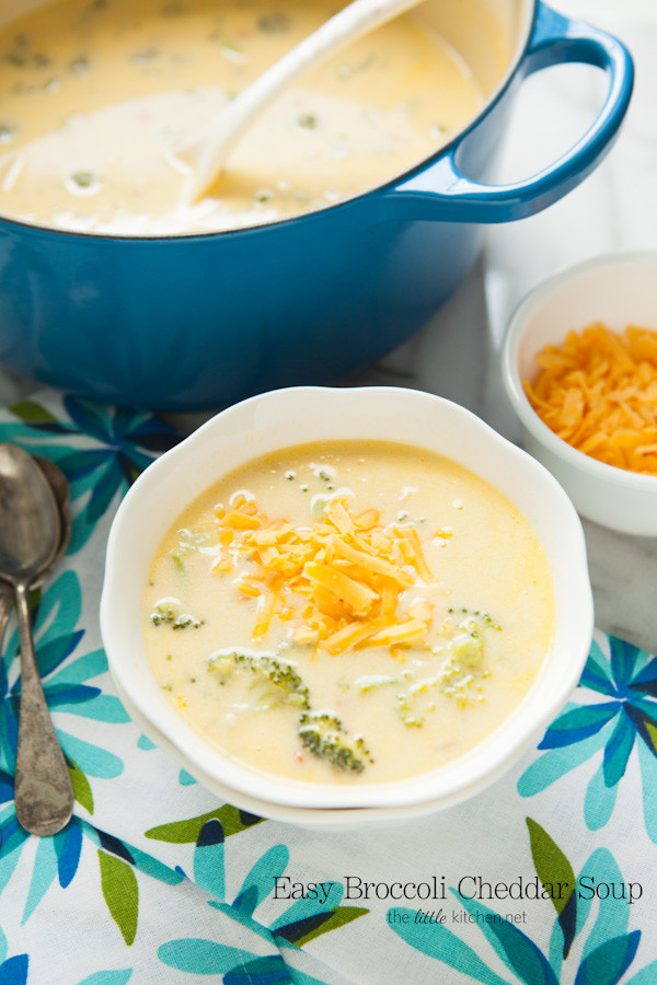 Easy Broccoli Soup
 Easy Broccoli Cheddar Cheese Soup