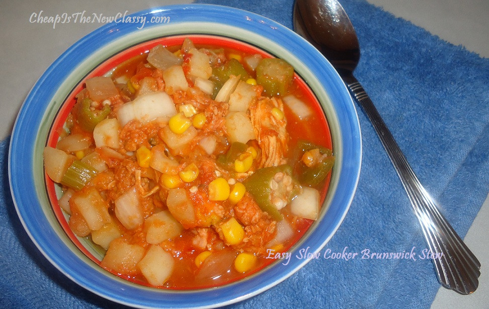 Easy Brunswick Stew Recipe
 Brunswick Stew Recipe For The Slow Cooker With Soup and