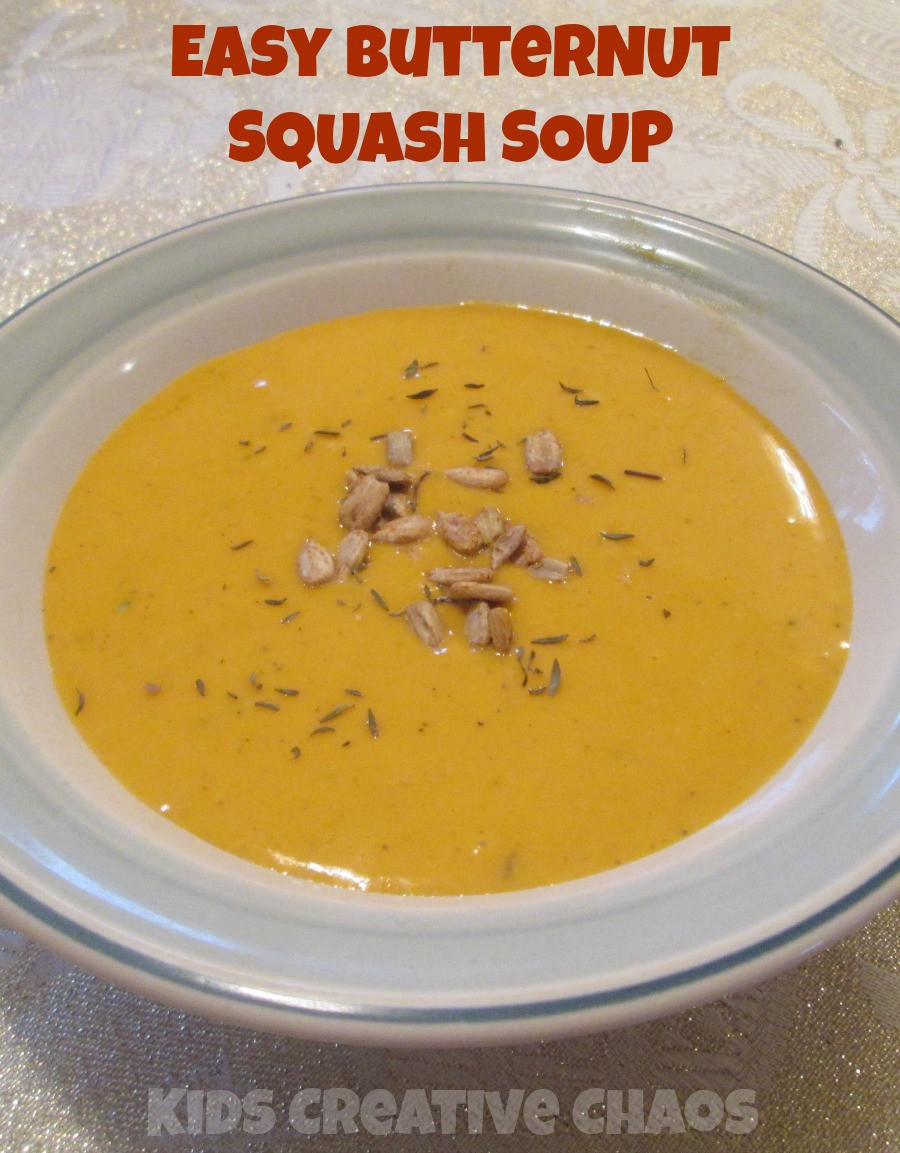 Easy Butternut Squash Soup
 Easy Butternut Squash Soup Recipe Kids Creative Chaos