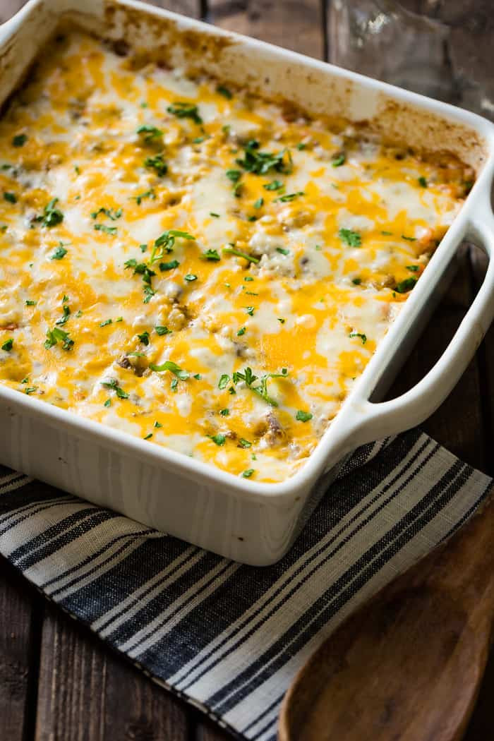 Easy Casseroles For Dinner
 Cheesy Ground Beef and Rice Casserole