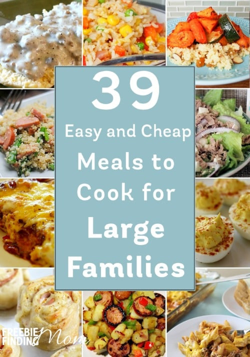 Easy Cheap Dinner
 39 Easy and Cheap Meals to Cook for Families