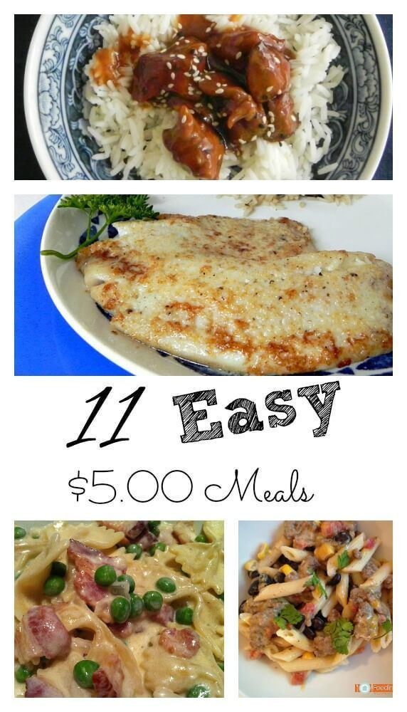 Easy Cheap Dinners
 Easy $5 00 meals great meals your family and your wallet