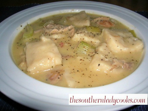 Easy Chicken And Dumplings
 CHICKEN AND DUMPLINGS EASY RECIPE The Southern Lady Cooks