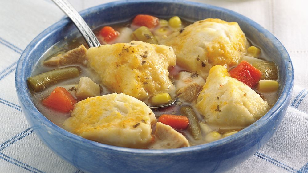 Easy Chicken And Dumplings With Biscuits
 Easy Chicken and Dumplings for Two recipe from Pillsbury