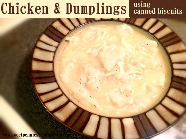 Easy Chicken And Dumplings With Biscuits
 Chicken and Dumplings Recipe Using Canned Biscuits