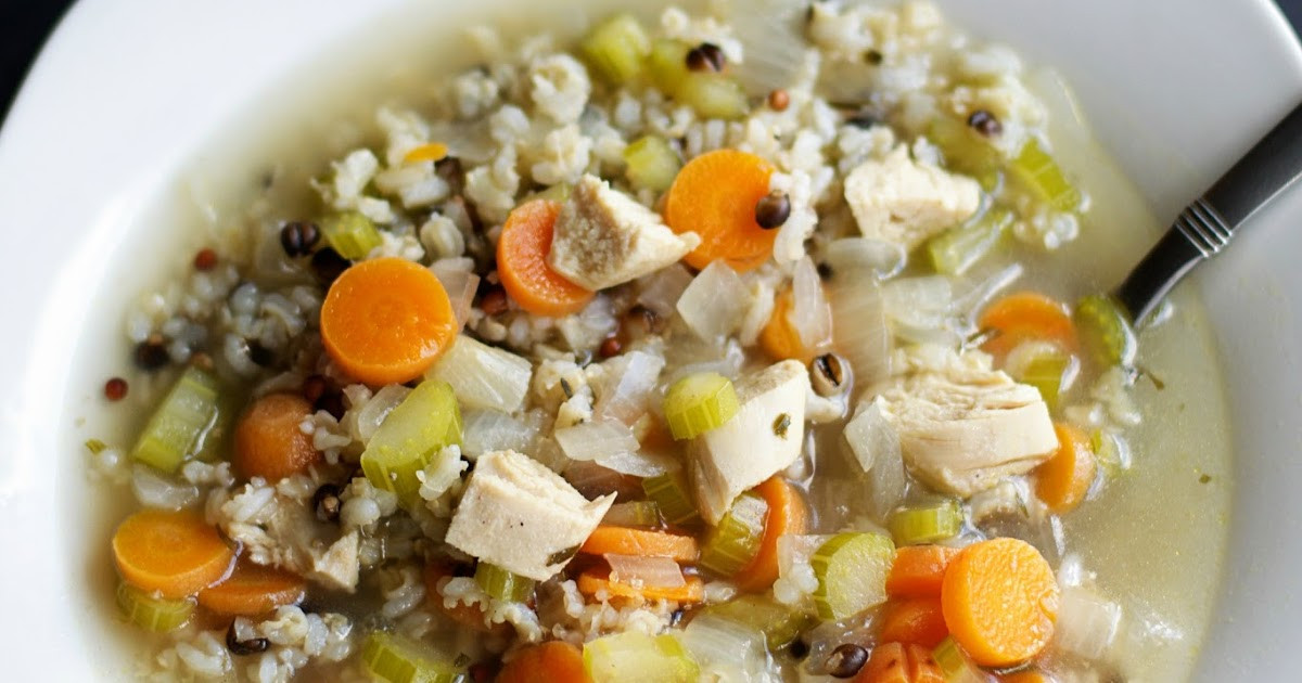 Easy Chicken And Rice Soup Recipe
 The Kitchen Wife Easy Chicken and Rice Soup Recipe