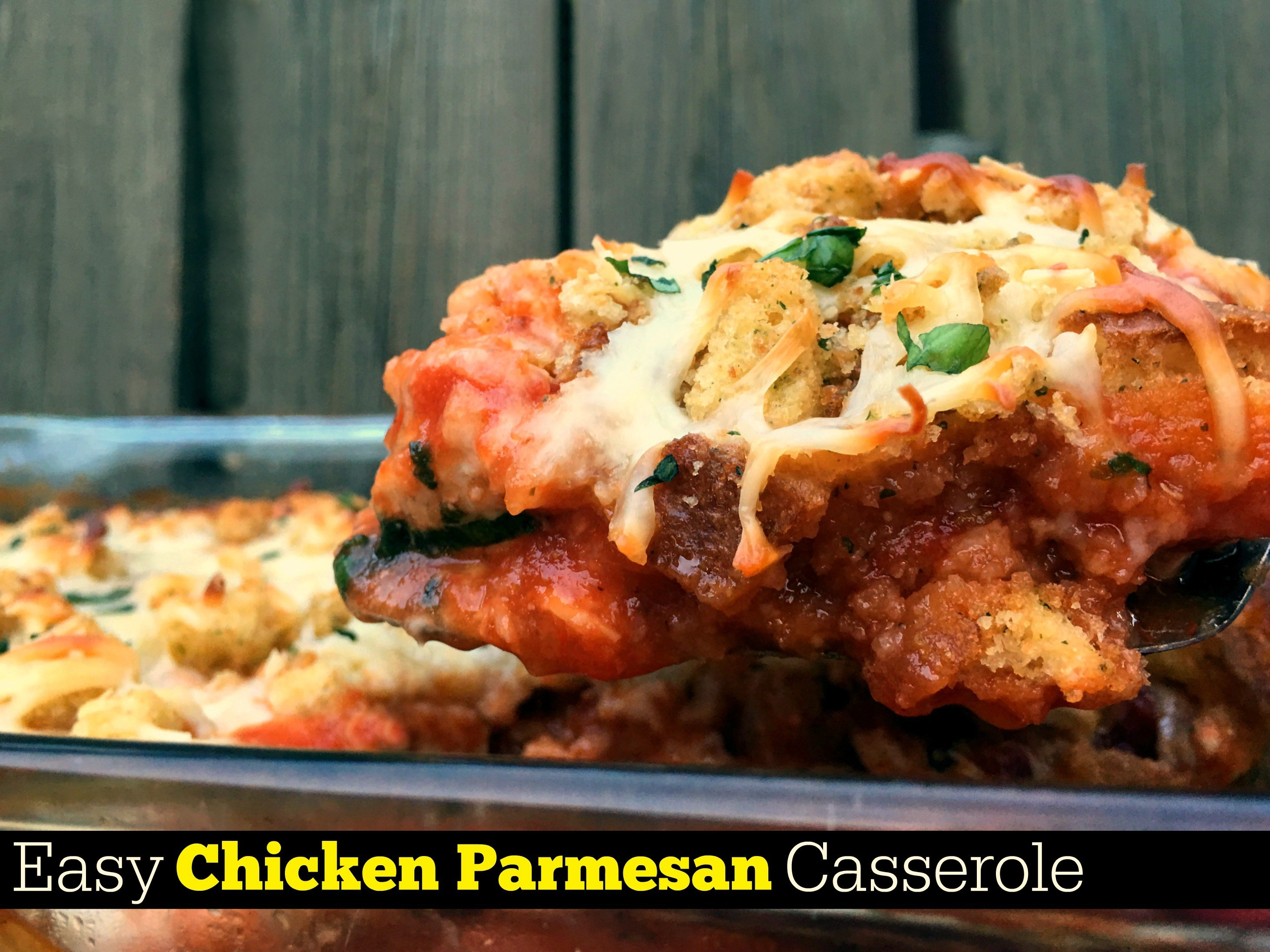 Easy Chicken Casserole Recipe
 Easy Chicken Parmesan Casserole Aunt Bee s Recipes