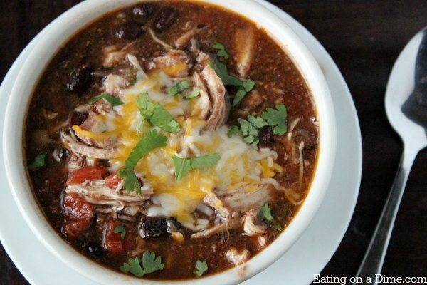 Easy Chicken Enchilada Soup
 Easy Chicken Enchilada Soup Recipe Eating on a Dime