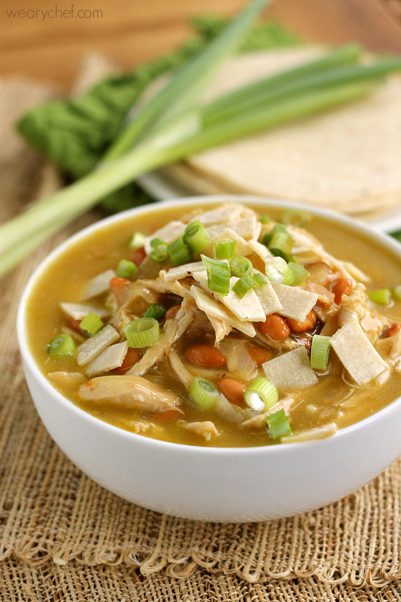 Easy Chicken Enchilada Soup
 Green Chicken Enchilada Soup The Weary Chef