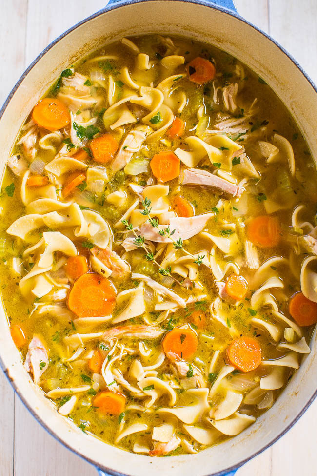 Easy Chicken Noodle Soup
 Easy 30 Minute Homemade Chicken Noodle Soup Averie Cooks