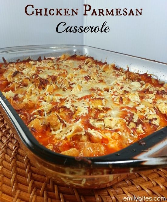 Easy Chicken Parmesan Casserole
 Chicken Parmesan Casserole