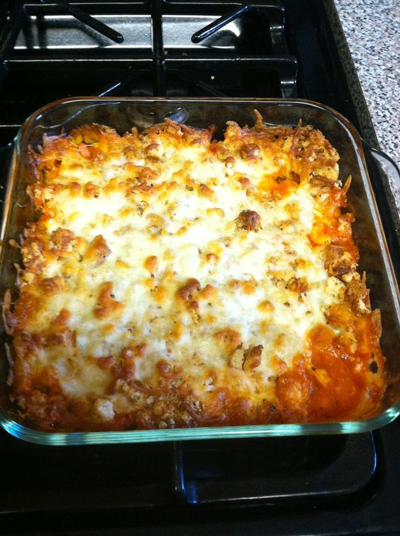 Easy Chicken Parmesan Casserole
 Chicken Parmesan Casserole HOLY CRAP