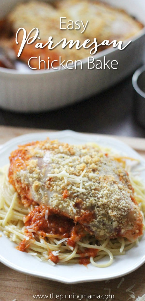 Easy Chicken Parmesan Casserole
 Easy Chicken Parmesan Bake Recipe