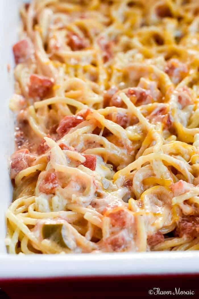 Easy Chicken Pasta Casserole
 Easy Chicken Spaghetti Flavor Mosaic