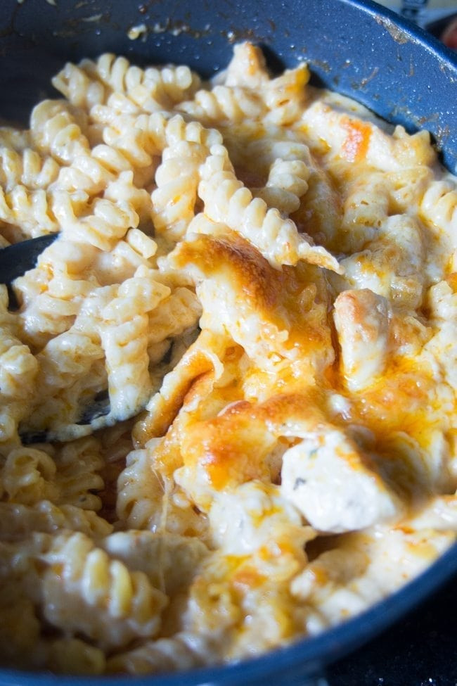 Easy Chicken Pasta Casserole
 Easy Buffalo Chicken Pasta Bake