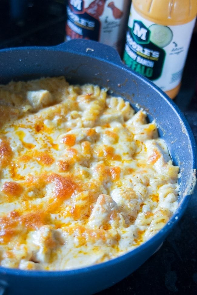 Easy Chicken Pasta Casserole
 Easy Buffalo Chicken Pasta Bake