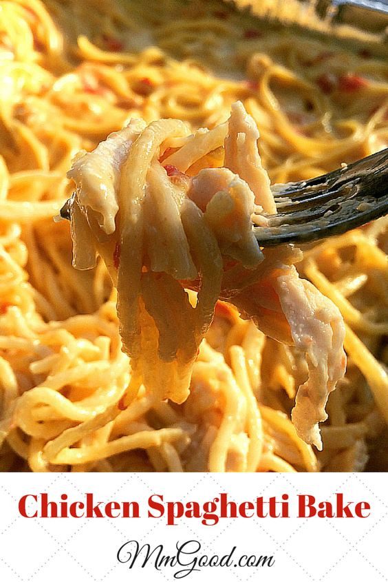 Easy Chicken Spaghetti Casserole
 Chicken Spaghetti Bake Recipe