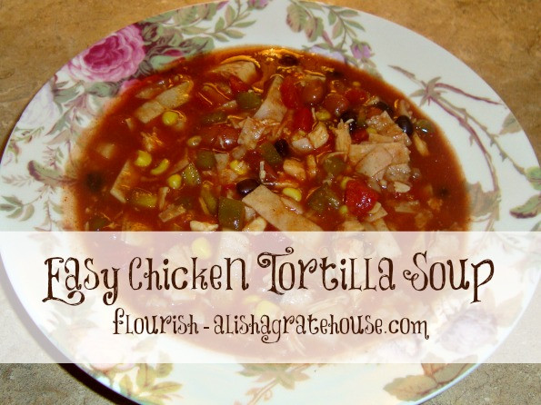 Easy Chicken Tortilla Soup Recipe
 Chicken Tortilla Soup Crock Pot Recipe