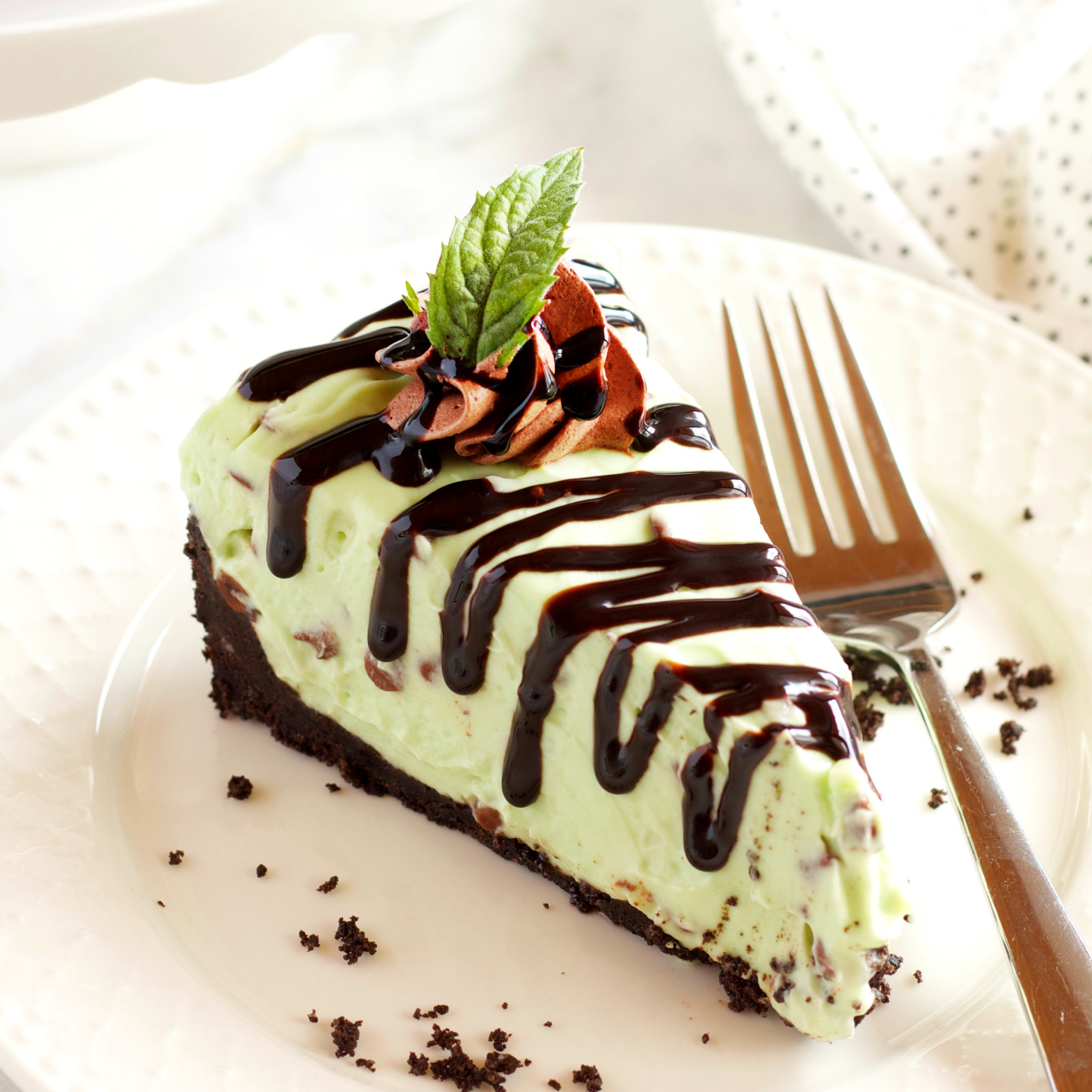 Easy Chocolate Cheesecake Recipe
 Easy No Bake Mint Chocolate Chip Cheesecake The Busy Baker